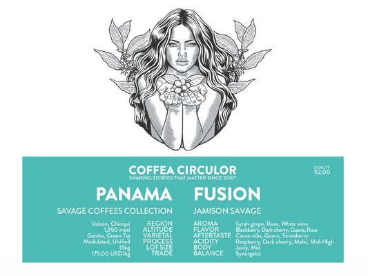 PANAMA Savage Fusion Geisha Natural, Modulated, Unified -- 100G